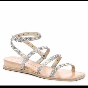 Dolce vita light gold snake print Stella rozie sandal